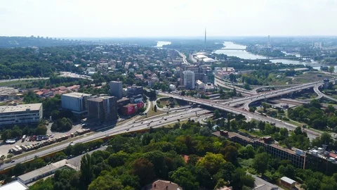 Panorama of the city Stock Footage 109160588