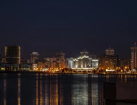 Panorama of the city Stock Photos