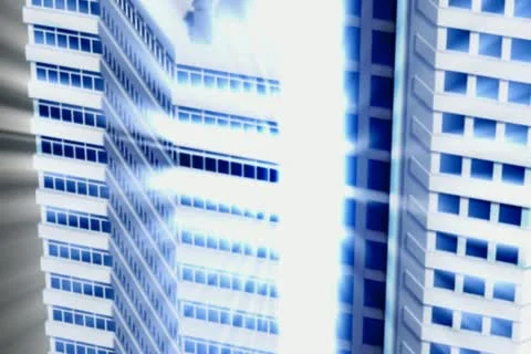 Panorama City Wipe Stock Footage 10871005