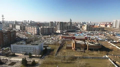 Panorama cityscape Stock Footage 64369658