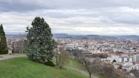 Panorama of Clermont-Ferrand. Stock Footage 101681356