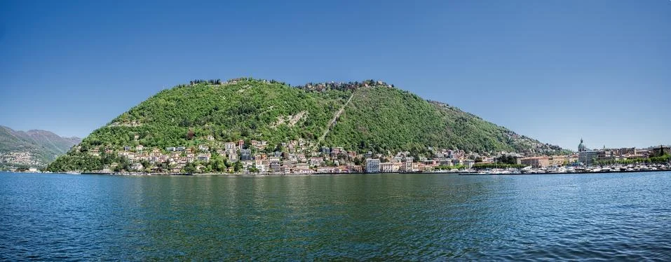 Panorama of Como Stock Photos