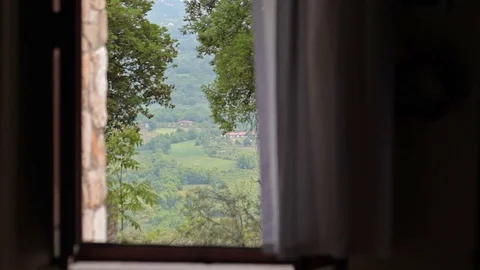 Panorama of the countryside Stock Footage 74464148