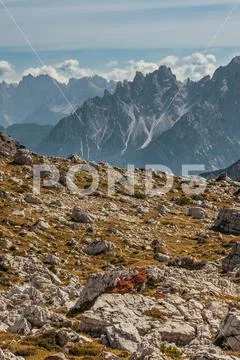 Panorama dalle Tre Cime di Lavaredo Stock Photos