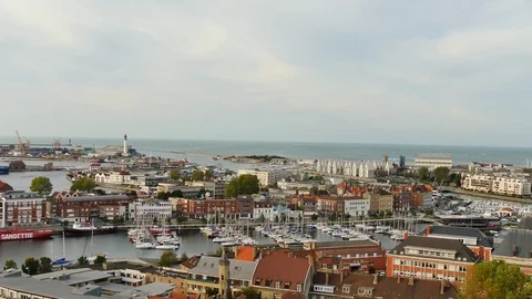 Panorama of Dunkirk. Stock-Footage 98156958