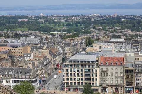 Panorama edinburgh Stock Photos