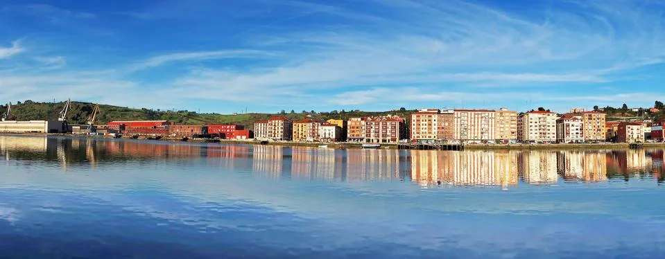Panorama of Erandio Stock Photos