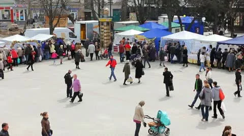 Panorama Fair Stock Footage 11178941