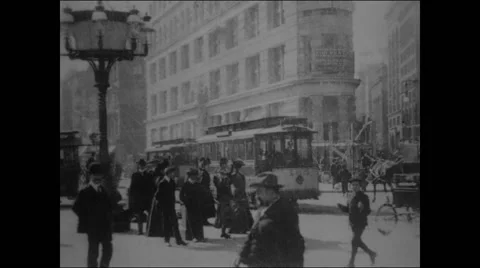 Panorama of Flatiron Building (1902) Video stock 31331225