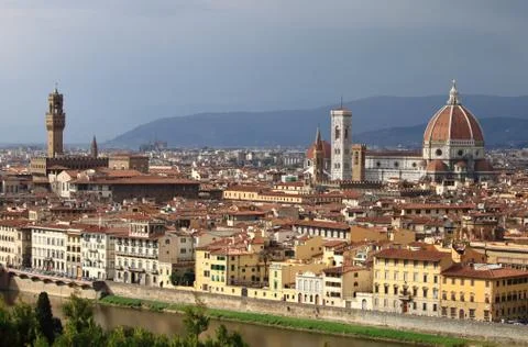 Panorama of Florence Stock Photos