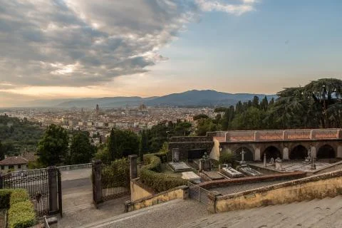 Panorama of florence Stock Photos