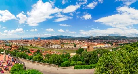 Panorama of Florence Foto stock