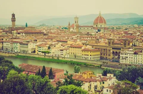 Panorama of Florence Stock Photos