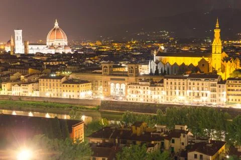 Panorama of Florence Stock Photos