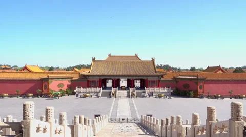 Panorama Forbidden City palace Vidéo 65244199