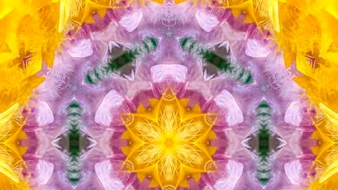 Panorama frame Rounded edges of a mathematical shape colorful 写真素材