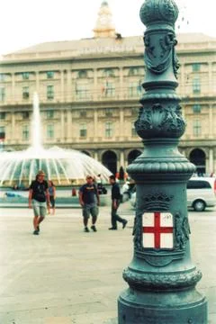 Panorama of Genoa Stock Photos