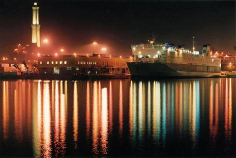 Panorama of Genoa Stock Photos