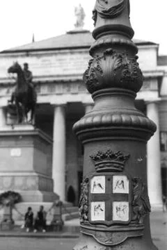 Panorama of Genoa Stock Photos