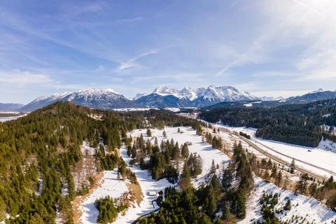 Panorama Geroldsee Stock Photos