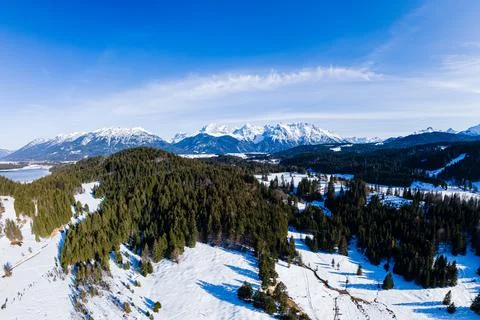 Panorama Geroldsee Stock Photos