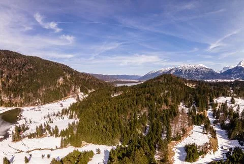 Panorama Geroldsee Stock Photos