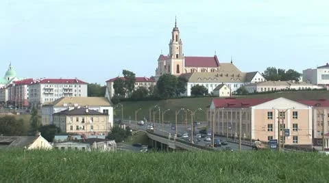 Panorama of Grodno Vídeo Stock 21758775
