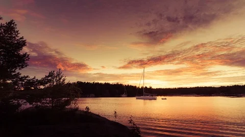 Panorama of a harbour Video stock 87808992