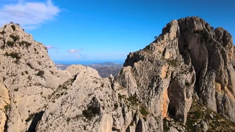 Panorama of the high mountains Stock Footage 239768446