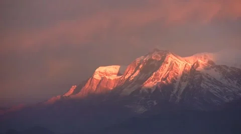 Panorama of Himalayas mountains. Stock Footage 43742299