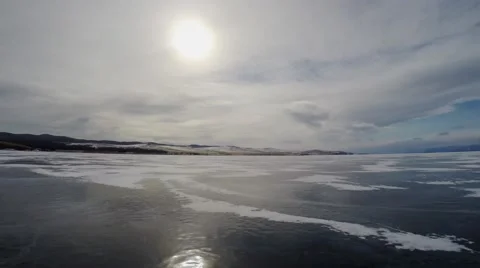 Panorama of the Ice Surface Video stock 54944282