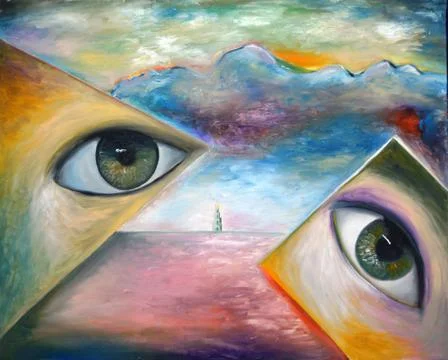 Panorama Illustrazione stock