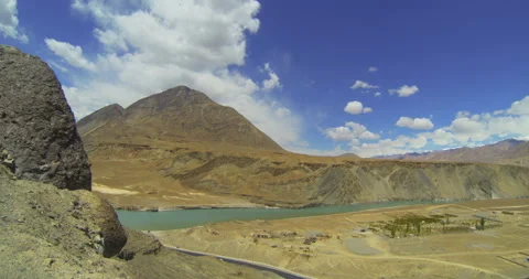 Panorama of the Indus Valley Stock Footage 93794977