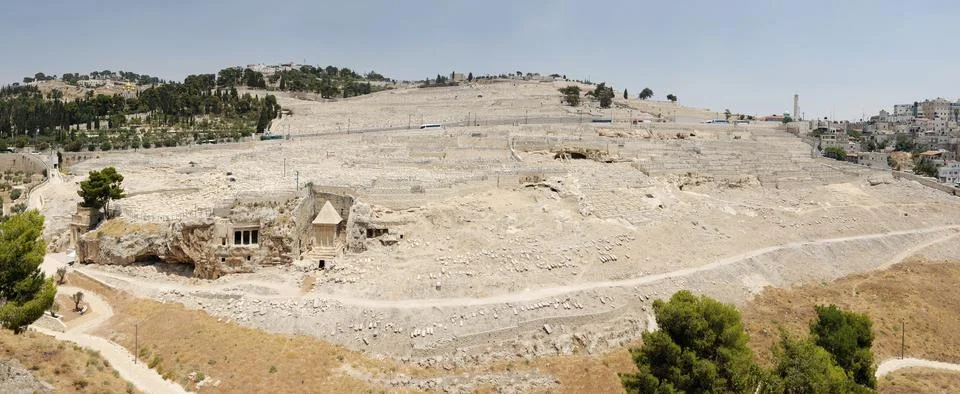 Panorama of Jerusalem Stock Photos