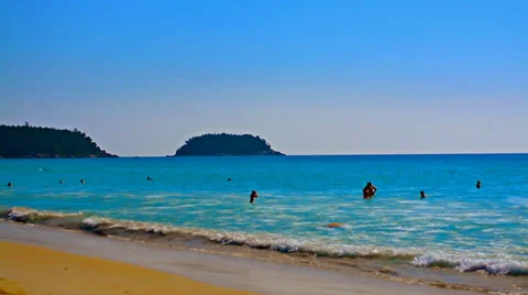 Panorama of karon beach Video stock 36580854