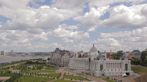 Panorama of Kazan Stock Footage 56890675