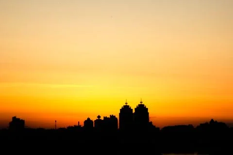 Panorama of Kiev 스톡 사진