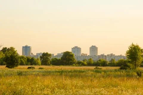 Panorama of Kiev Foto stock