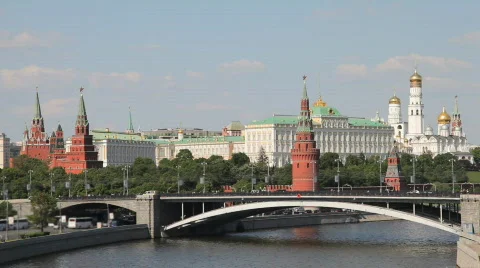 Panorama of Kremlin 库存影片 730207