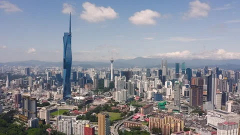 Panorama of Kuala Lumpur Stock Footage 264221806