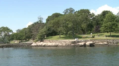 Panorama of lake (11 of 15) Stock Footage 12686868