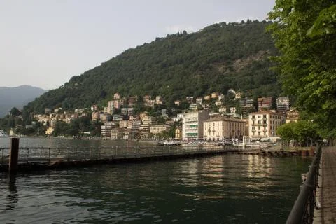 Panorama Lake Como Stock Photos