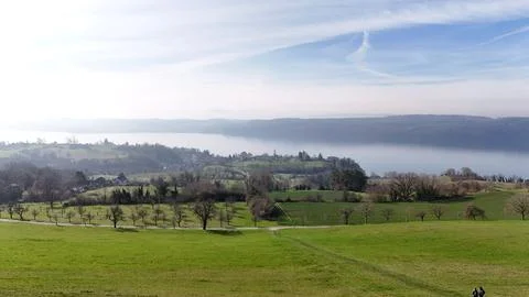 Panorama Landscape Of Bodensee Stock Photos