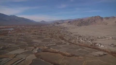 Panorama of Leh Valley Stock Footage 55841435