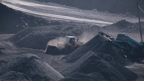 Panorama loader rides 스톡 동영상 114817742