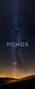 Panorama of the Milky Way Stock Photos