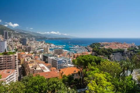 Panorama of Monaco Stock-Fotos
