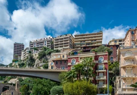 Panorama of Monaco Stock Photos