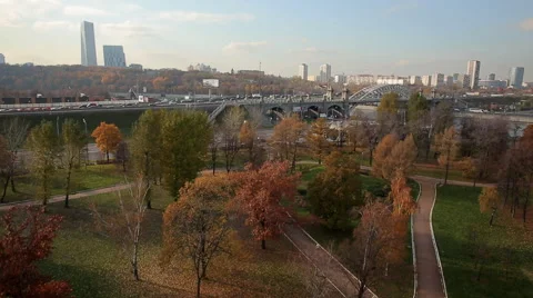 Panorama of Moscow from hexacopter. Stock Footage 44752552