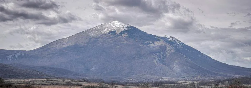 Panorama of Mount Rtanj Stock Photos